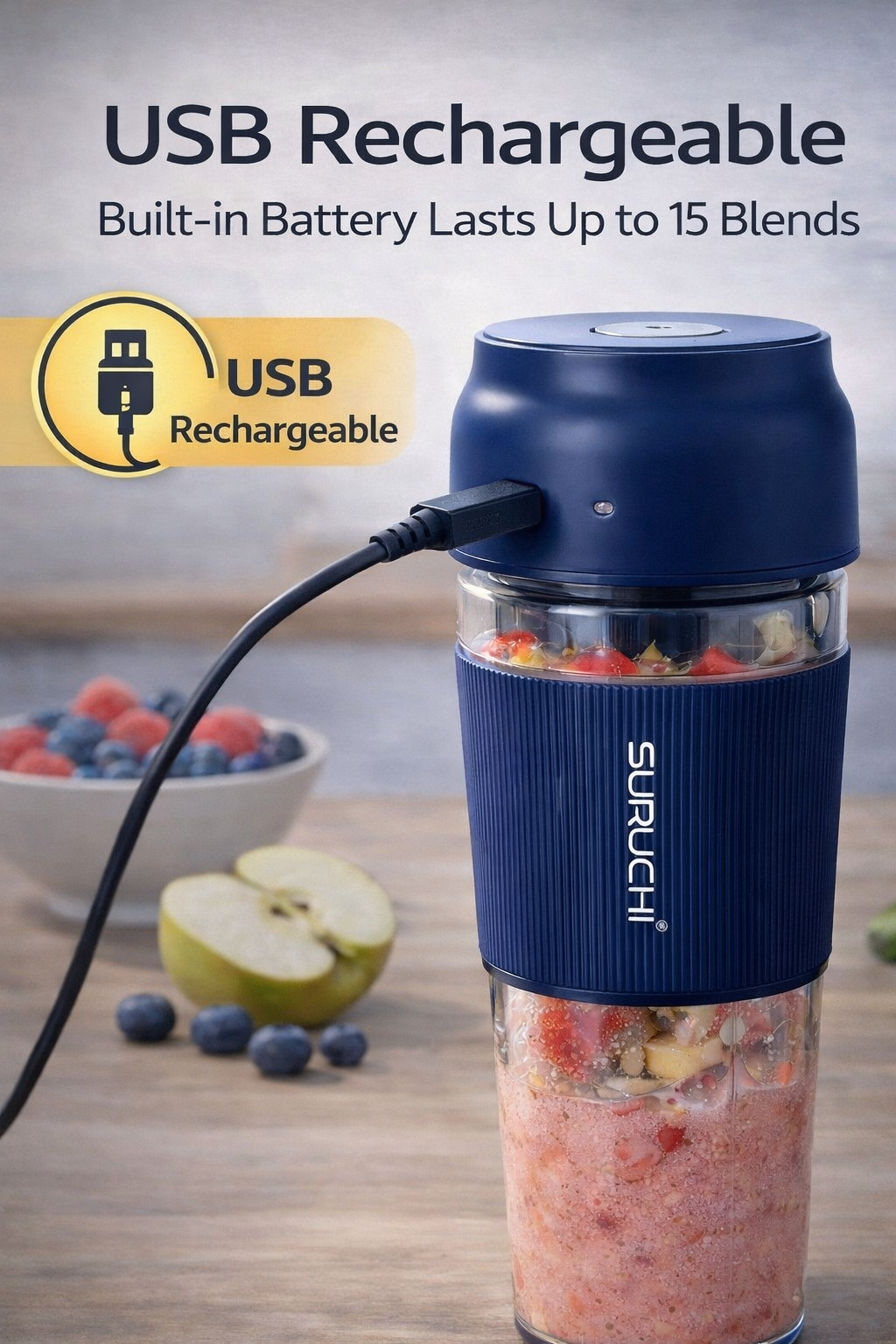 Nutra Cup Portable Blender with USB charging