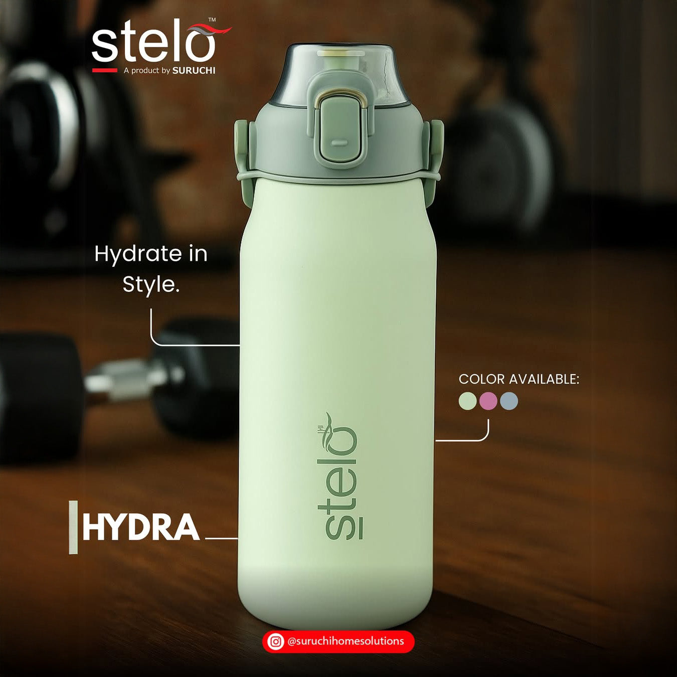 Hydra Double Wall Hot & Cold Bottle