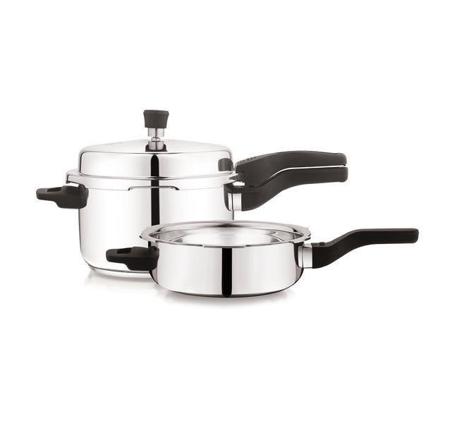 Trendy Outer Lid Pressure Cooker Combo Set