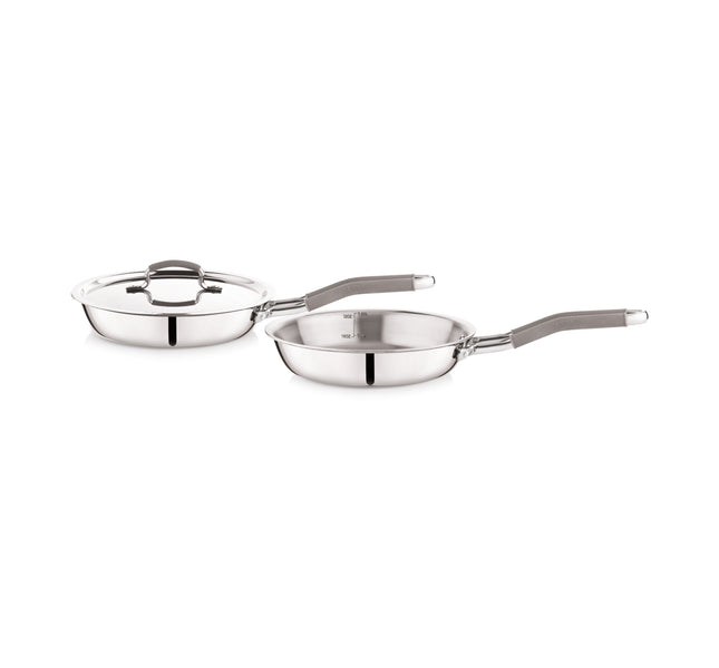 Triosteel Fry Pan with silicon